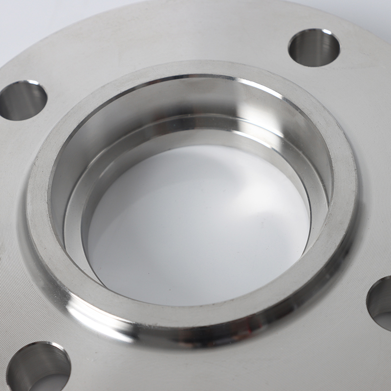 ASME (ANSI) B16.5 150 lb Bride de soudure à douille en acier inoxydable (SW)